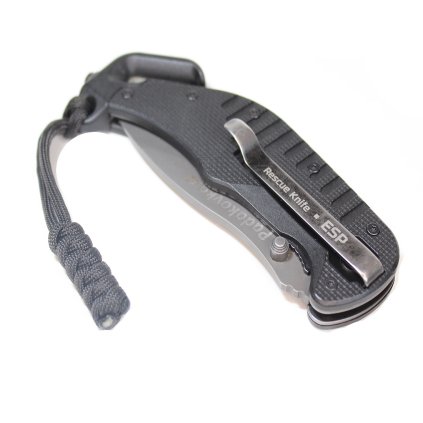 Paracord závěska MINI černá