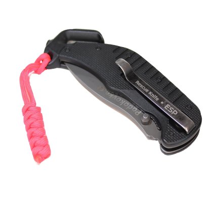 Paracord závěska MINI Neon růžová