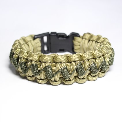 paracord náramek ZET oliva khaki