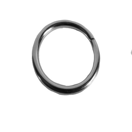 kování kroužek kovový stříbrný 40mm