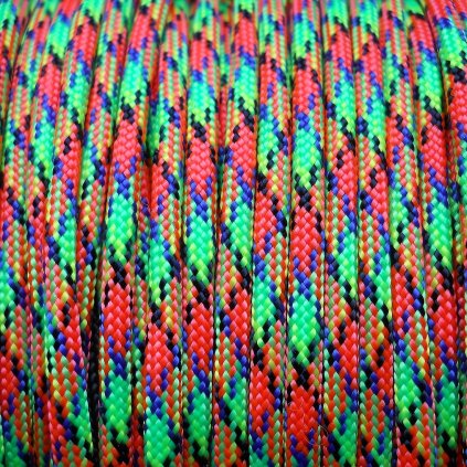 Paracord 550 barva coralovka