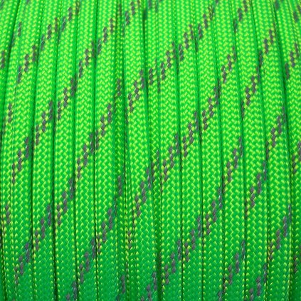 Paracord 550 barva reflex zelena