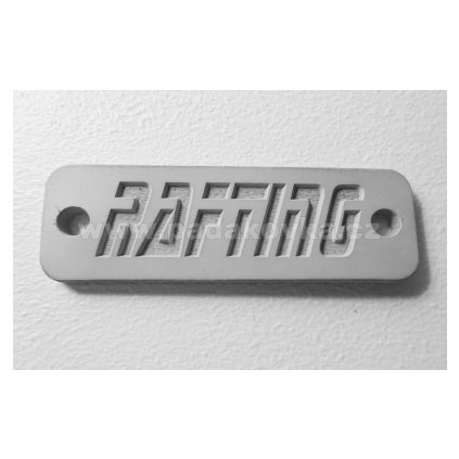 ID gumový štítek RAFTING