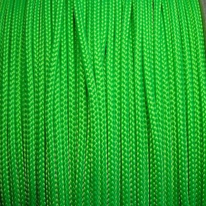 Microcord 100 metráž barva neon zelený