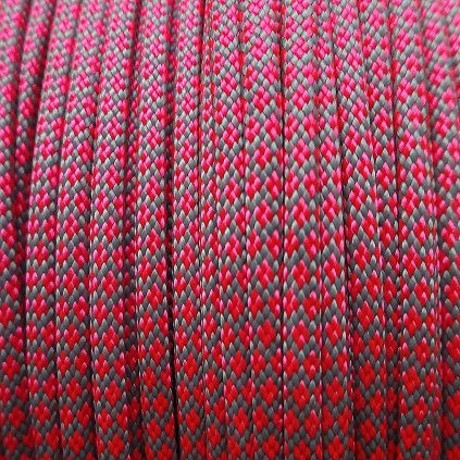 Paracord 550 barva diamant ruzova