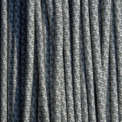 Paracord 550 barva diamant sedá