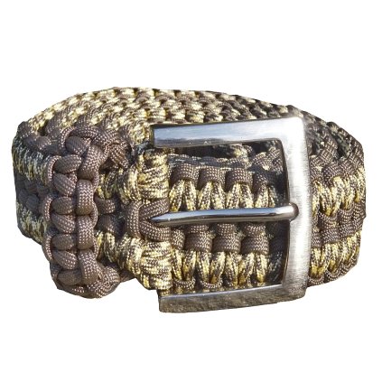 Paracord opasek hnědá camo desert