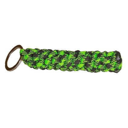 Paracord přívěsek váleček CAMO GREEN