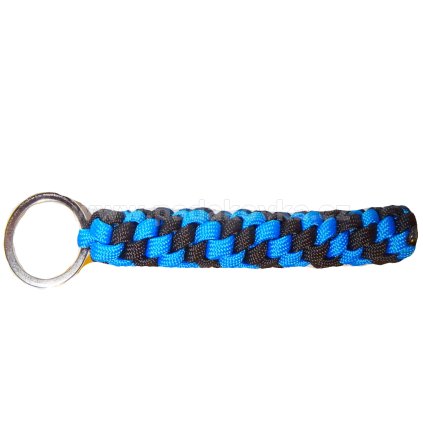 PARACORD PŘÍVĚŠEK VÁLEČEK KARIBSKÁ ČERNÁ