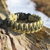 paracord náramek ZET pařez oliva khaki