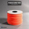 paracord 550 neon oranžová