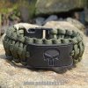 paracord náramek punisher khaki
