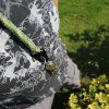 paracord přívěsek na krk plochá černá karabina multicam klíče