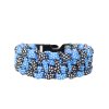 Paracord náramek DIGI modročerný diamant