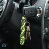 paracord přívěsek DNA klíč auto