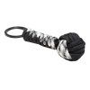 paracord přívěsek kulička dvoubarevná urban a černá