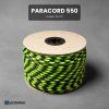 paracord 550 CAMO neon žluté
