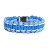 paracord náramek modrý novkob