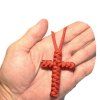 Paracord křížek přívěsek