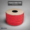 paracord 550 reflex růžová