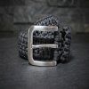 paracord opasek velká spona tmavě šedý