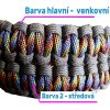 paracord opasek barvy
