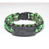paracord ID náramek3m khaki camo green