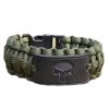 paracord id náramek3m khaki punisher