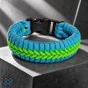 paracord náramek viktory ledová zelená