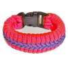 paracord náramek viktory neon řůžovo fialová