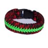 paracord náramek viktory ohničervená zelený