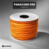 paracord 550 oranžová