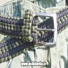 Paracord opasek khaki černý