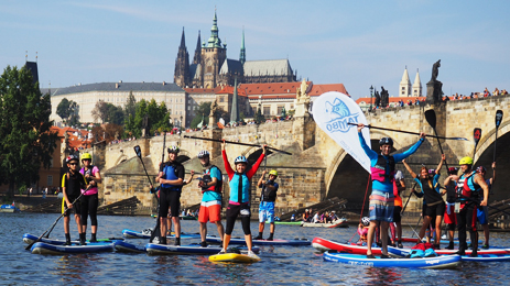 Napříč Prahou přes 3 jezy