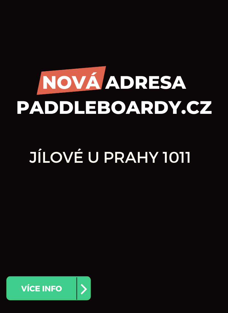 Stěhování Paddleboardy.cz – důležité informace