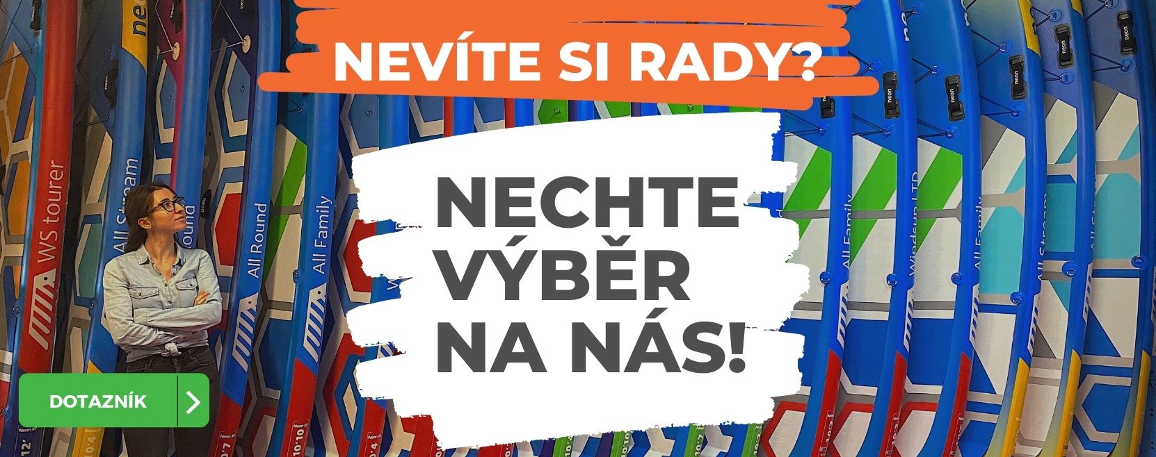 Výběr paddleboardů na míru