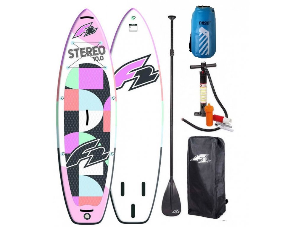 plovak f2 stereo 10 pink paddleboardy karlin