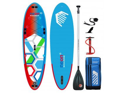 Nafukovací paddleboard Neon X5 All Family 10’4″x34″x5″ - komplet s pádlem