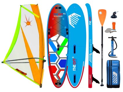 Neon X5 2021 Windsup set s XO Sails paddle orange SUP Karlin