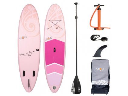 MOAI 106 woman serias paddleboard nafukovaci komplet damsky sup karlin