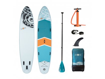 MOAI 124 komplet nafukovaci touring paddleboard sup karlin