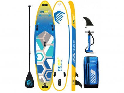 Nafukovací paddleboard Neon X3 All Stream 10'6"x32"x5" hlinik