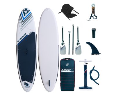 combo pack nafukovaci paddleboard gladiator origin 10 8 x34 x6 komplet