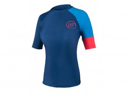 Lycrové tričko Neilpryde Skye S/S blue red paddleboardy.cz