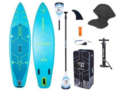 Combo pack nafukovací paddleboard Wattsup Bream - 10'6''x32''x6" paddleboardy.cz
