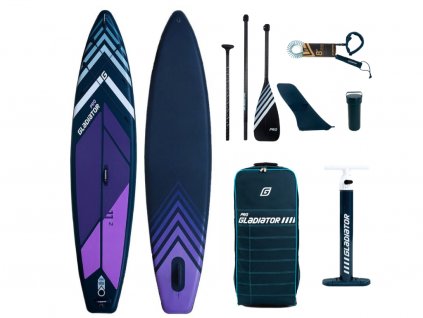 Nafukovací paddleboard Gladiator Pro - 11'2"x31"x5" cely set