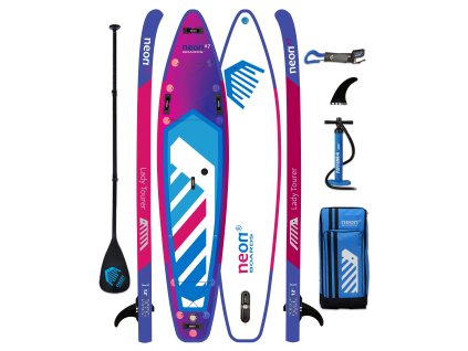 neon X7 Lady Tourer with Alu 3 pieces paddle