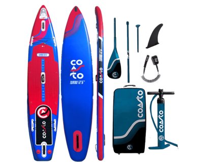 Nafukovací paddleboard Coasto Turbo 12'6x30x6