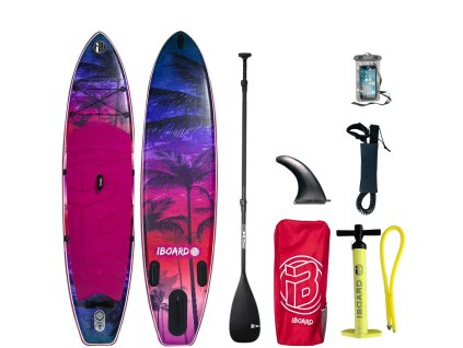 paddleboard iboard 1 purple palm