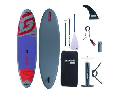 Nafukovací paddleboard Gladiator One Red 10'8x34x6